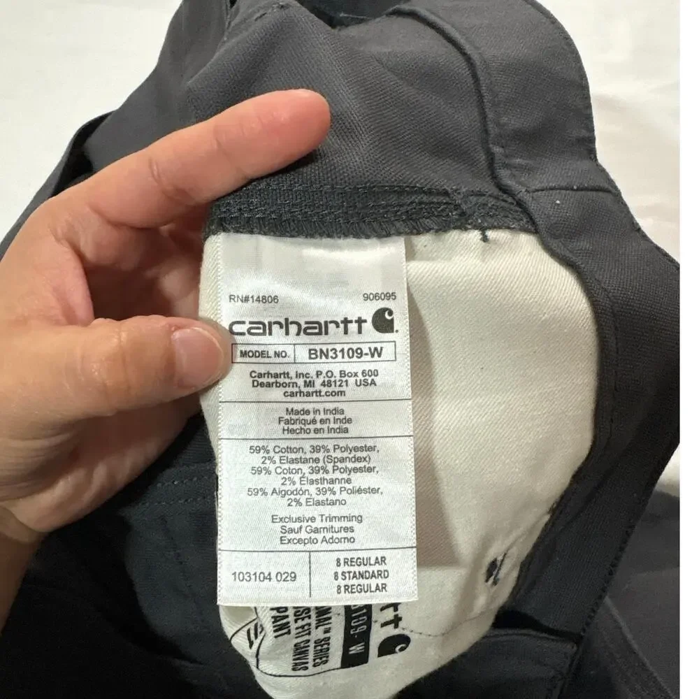 NWT Carhartt Womens 8 Loose Fit Canvas Utility Work Pants Gorpcore Uniform